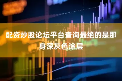 配资炒股论坛平台查询最绝的是那身深灰色涂层